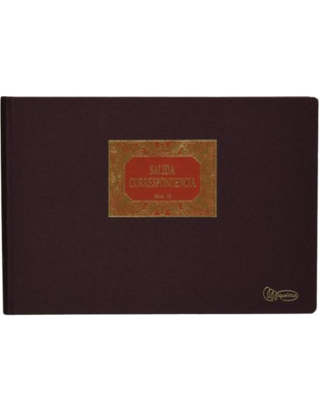 LIBRO SALIDA CORRESPONDENCIA Fº APAISADO 100 HOJAS